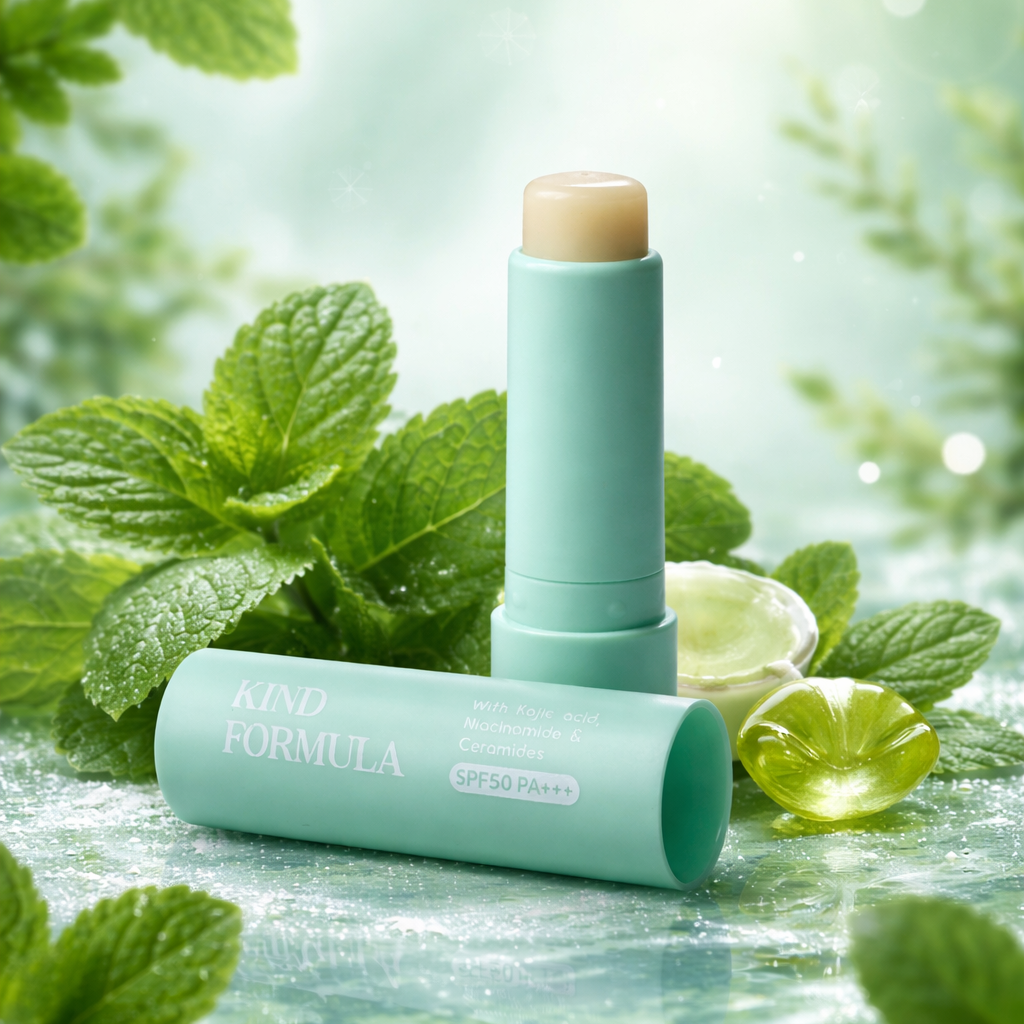 Mint Therapy Lip Balm for Daily Hydration | SPF 50 PA+++ | Kojic Acid Lip Care | Moisturizing & Clear (Non Tinted) | 4.5gm
