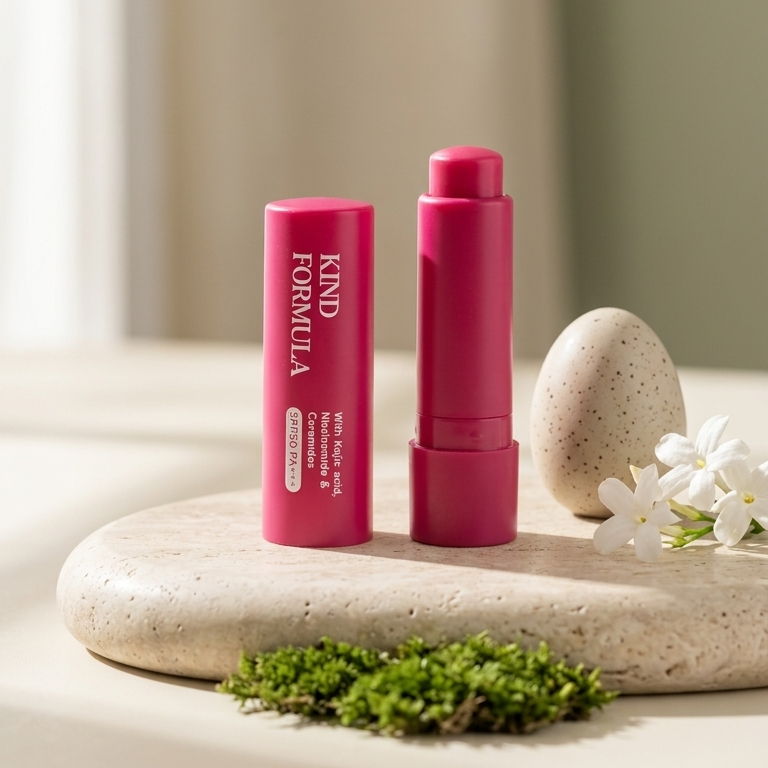 Cherry Lip Balm for Pigmented Lips | SPF Care & Bightening | Subtle Cherry Aroma | Natural Tint